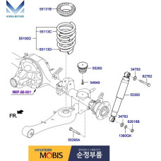MOBIS REAR SHOCK ABSORBER HYUNDAI STAREX H-1 iLOAD 2018-22